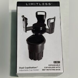 Dual CupStation Adjustable Cup
NWT
Holder - Black